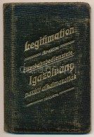 1911-1919 Magyar Királyi Államvasutak MozdonyvezetÅ‘je Részére Kiállított... - Zonder Classificatie