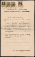 1904 Okmány 2x10f, 30f, 1K Okmánybélyegekkel, SZENT-GOTTHÁRD - Unclassified