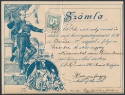 1896 Muraszombat Díszes KéményseprÅ‘ Számla / Chimneysweep Invoice - Non Classés