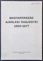 Dr. Flóderer István: Magyarország Ajánlási Ragjegyei 1890-1977 (MABÉOSZ,... - Zonder Classificatie