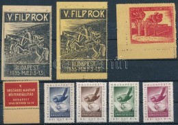 1935-1951 V. Filprok 3 Db Bélyeg +  Országos Bélyegkiállítás... - Zonder Classificatie