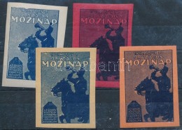 1914 Országos Mozinap 4 Klf Levélzáró - Non Classés