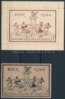 1944 BUÉK Rampacher Pál Budapest + Fázisnyomat RR! Fery! - Non Classés