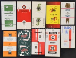 Cca 1960-1970 10 Db Még Hajtatlan Cigarettásdoboz (BNV, Szegedi Fesztivál, Savaria, Terv,... - Andere & Zonder Classificatie