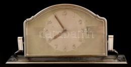 Art Deco Asztali óra, MÅ±ködik, Jelzés Nélkül, 12×24 Cm - Altri & Non Classificati