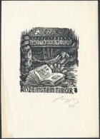 Nagy Lázár László (1935-): Gastronomica, Ex Libris Rosenstein Tibor. Fametszet,... - Sonstige & Ohne Zuordnung