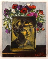 Eva Avi-Yonah (1921-2011): Phortre Of My Mother. Olaj, Vászon,  Jelzett, 50×40 Cm - Sonstige & Ohne Zuordnung