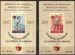 ** 1967 400 éves Caracas Blokkpár Mi 14-15 - Sonstige & Ohne Zuordnung