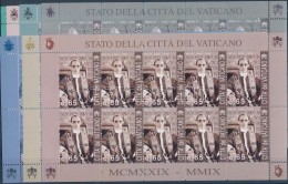 ** 2009 80 éves A Vatikán Kisívsor Mi 1629-1635 - Andere & Zonder Classificatie