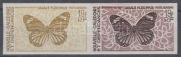 ** 1967 Lepkék Mi 442 2 Klf Fogazatlan Színpróba Párban / Pair Imperforate Coulor... - Autres & Non Classés