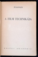 Pudovkin: A Film Technikája. Bólyai Könyvek. Fordították Dr. Székely... - Non Classificati