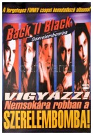 4 Db Kiállítási és KönnyÅ±zenei Plakát, Benne Back To Black Plakát... - Other & Unclassified