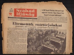 1956 A Szabad Ifjúság, A DISZ Központi VezetÅ‘ségének Lapja, Október 7-i... - Zonder Classificatie