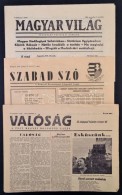 1956 Vegyes Folyóirat Tétel, 3 Db:
Magyar Világ. I. évf., 3. Szám. 1956.... - Zonder Classificatie