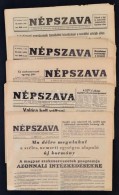 1956 Népszava. 84. évf. 253.,255-257.,77. évf. 1-3. Számok., 1956. Október... - Non Classés