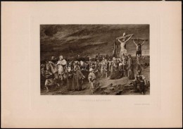 Cca 1900 Krisztus A Kálvárián, Munkácsy FestményérÅ‘l Készül... - Zonder Classificatie