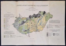 Cca 1920 Treitz Péter: Csonka-Magyarország Talajtérképe, Javított, 1:2000 000,... - Andere & Zonder Classificatie