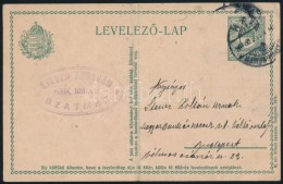 1917 Szatmár, Steuer Ábrahám Rabbi, Saját KezÅ± LevelezÅ‘lapja Fiának /... - Other & Unclassified