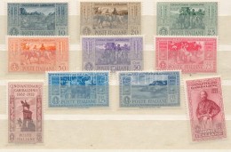 * 1932 Garibaldi Sor Mi 391-340 (Mi EUR 140,-) - Sonstige & Ohne Zuordnung