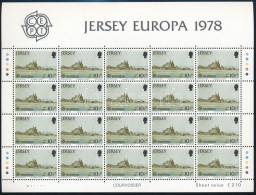 ** 1978 Europa CEPT: Történelmi épületek Kisív Sor Mi 177-179 - Altri & Non Classificati