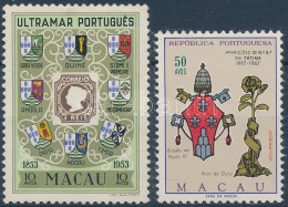 ** 1954-1967 Mi 404 + 442 (gumihibák) - Autres & Non Classés