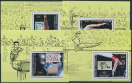 ** 1988 Nyári Olimpia, Szöul Sor Vágott Blokkformában Mi 1331-1334 - Sonstige & Ohne Zuordnung