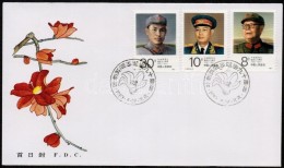 1987 90. Születésnapja Ye Jianyingnak FDC Mi 2115-2117 - Andere & Zonder Classificatie