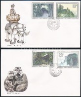 1984 Tájak 3 Db FDC Mi 1978-1983 - Andere & Zonder Classificatie