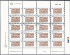 ** 1983 Europa CEPT: Az Emberi Elme Nagy Alkotásai Kisív Sor Mi 582-583 - Autres & Non Classés