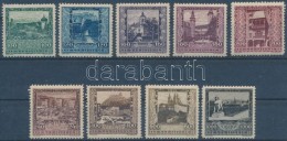 ** 1923 Tartományi FÅ‘városok ívszéli Sor Mi 433-441 - Other & Unclassified