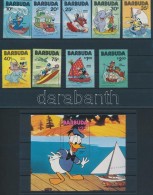 ** 1981 Walt Disney Figurák Sor Mi 534-542 + Blokk 56 - Other & Unclassified