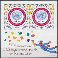 ** 2001 50 éves Az ENSZ Postaigazgatása Blokk Mi 16 - Sonstige & Ohne Zuordnung