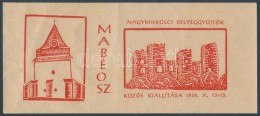 ** 1956/1a MABÉOSZ Emlékív - Otros & Sin Clasificación