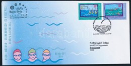 2006 Úszó EB Futott FDC Rajta ,,fehér Karika' Tévnyomatos Bélyeg - Otros & Sin Clasificación