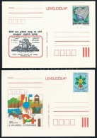 1980-1983 2 Db Használatlan Díjjegyes LevelezÅ‘lap Poloskáva / 2 Different PS-card With Colour... - Otros & Sin Clasificación