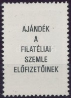 ** 1988 Karácsony Bélyeg ,,Ajándék A Filatéliai Szemle ElÅ‘fizetÅ‘inek - Autres & Non Classés