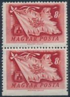 ** 1948 Centenárium 8f Pár Alul Fogazatlan - Other & Unclassified