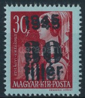 ** 1945 KisegítÅ‘ 30f/30f KettÅ‘s Felülnyomással - Other & Unclassified