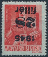 * 1945 KisegítÅ‘ 28f/ 5f Fordított Felülnyomással (**15.000) - Other & Unclassified