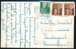 1943 Képeslap HASZNOS Postaügynökségi Bélyegzéssel / Postcard With Postal... - Andere & Zonder Classificatie