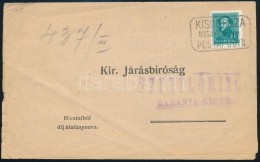 1935 Kézbesítési Bizonyítvány KISDOBSZA Postaügynökségi... - Autres & Non Classés