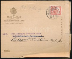 1931 Nyomtatvány 'E.M. A. TB.' Céglyukasztásos Bélyeggel - Other & Unclassified