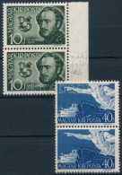 ** 1941 Széchenyi 10f, 40f Párok Az Ismert Lemezhibákkal - Other & Unclassified