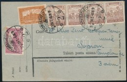 1923 LevelezÅ‘lap ,,SZOMBATHELY' - Sopron 150 K Lerovással - Other & Unclassified