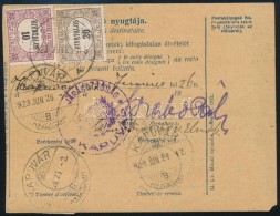 1923 Hivatalos Szállítólevél 60 K ,,SOPRON' - ,,KAPUVÁR' - Other & Unclassified