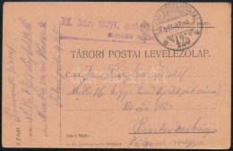 1917 Tábori Posta LevelezÅ‘lap 'M.kir. 27/I. Számú NépfölkelÅ‘ Munkás... - Andere & Zonder Classificatie