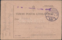 1917 Tábori Posta LevelezÅ‘lap 'TP 425 A' - Andere & Zonder Classificatie