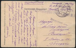 1917 Tábori Posta Képeslap 'Festungsartillerieregiment Freiherr V. Ronvroy Nr.5.' + 'EP SCUTARI... - Andere & Zonder Classificatie
