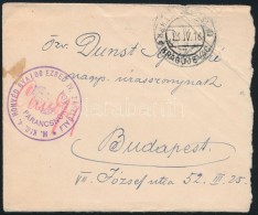 1916 Tábori Posta Levél 'M.KIR. 4. HONVÉD GYALOG EZRED IV. ZÁSZLÓALJ... - Autres & Non Classés