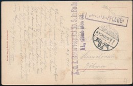 1916 I. Világháborús Tábori Postai Képeslap ,,K.u.k. Reservespital No.5.in Buda'... - Sonstige & Ohne Zuordnung
